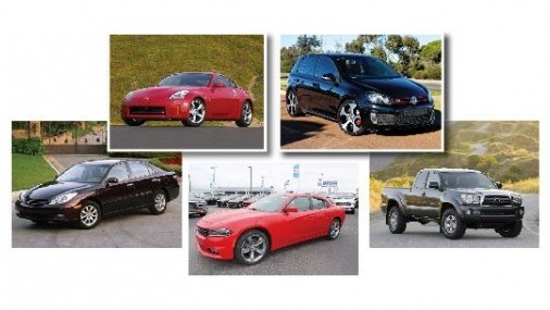 Cuales son los los 10 automóviles que tienen mas multas de tránsito al año 