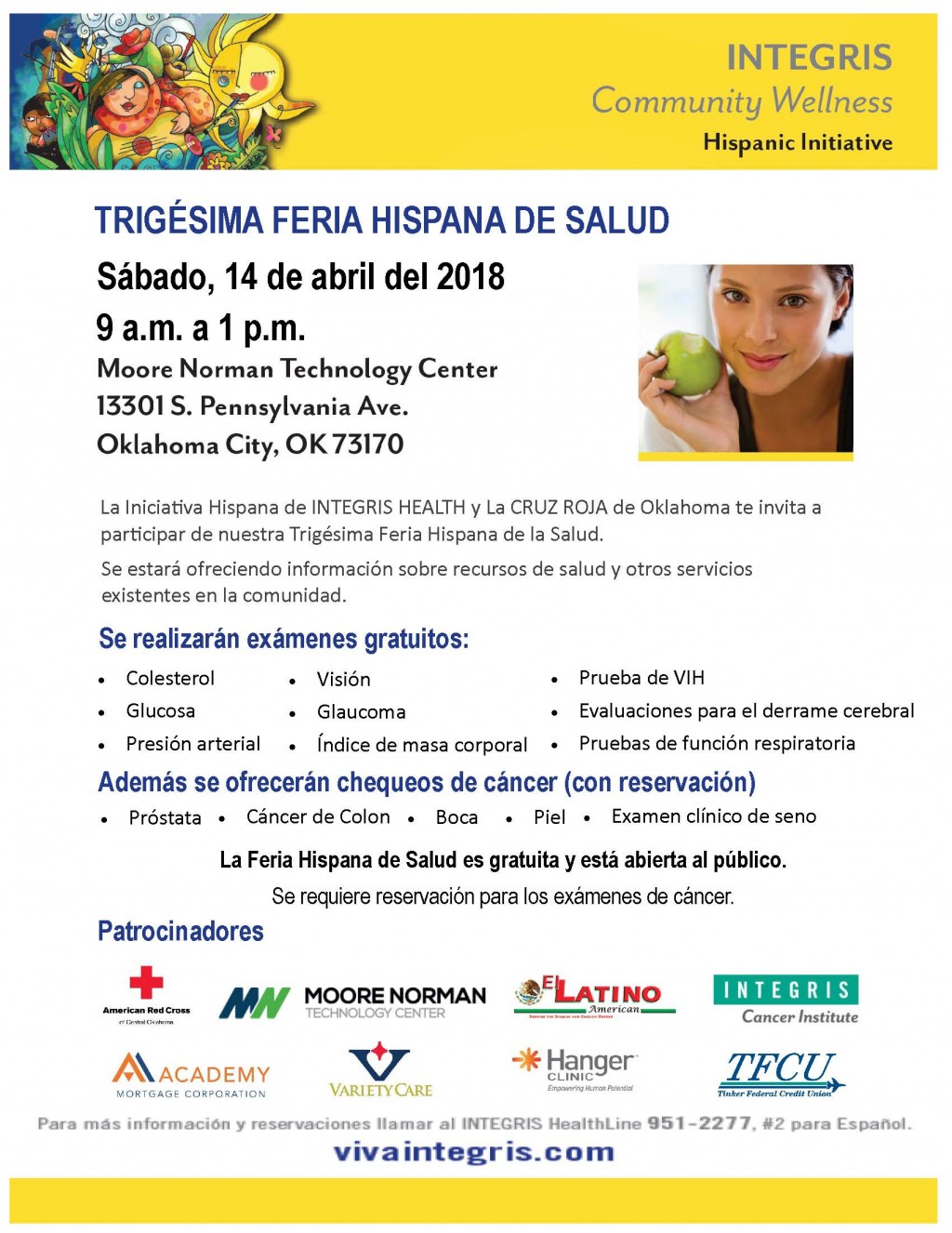 TREINTA AÑOS OFRECIENDO SALUD  Feria Hispana de la Salud 14 DE ABRIL