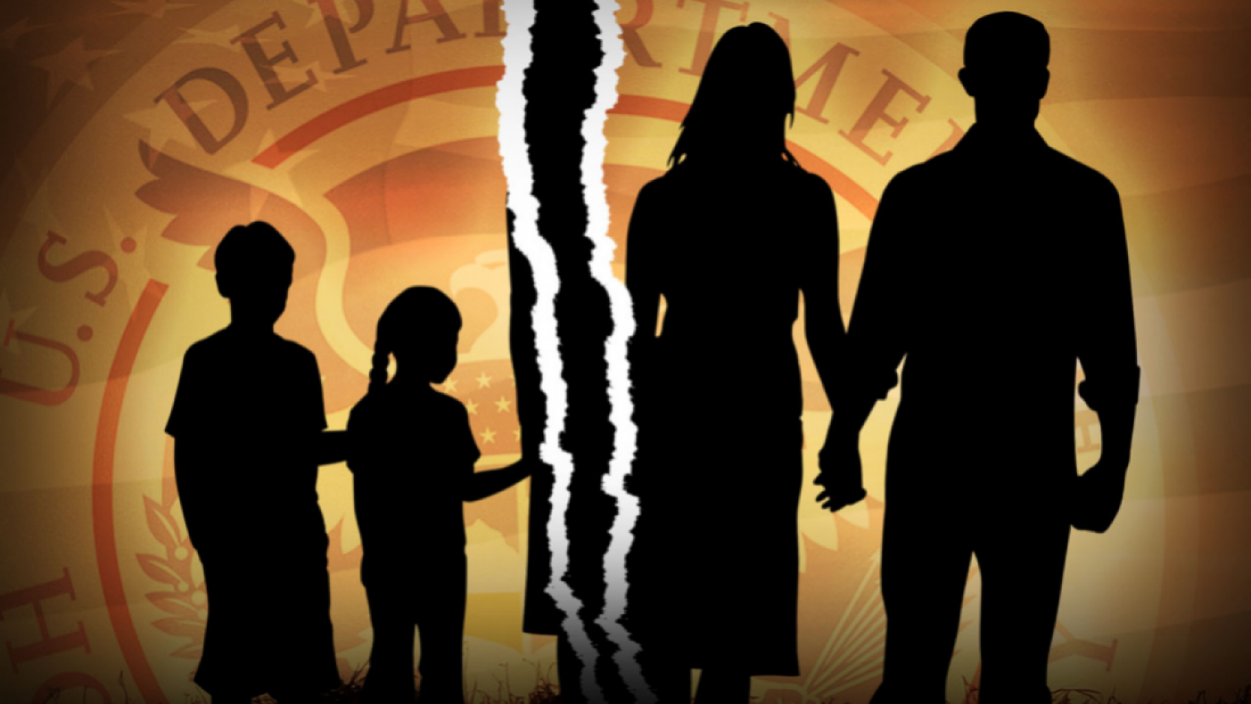 Familias migrantes separadas lejos de la frontera