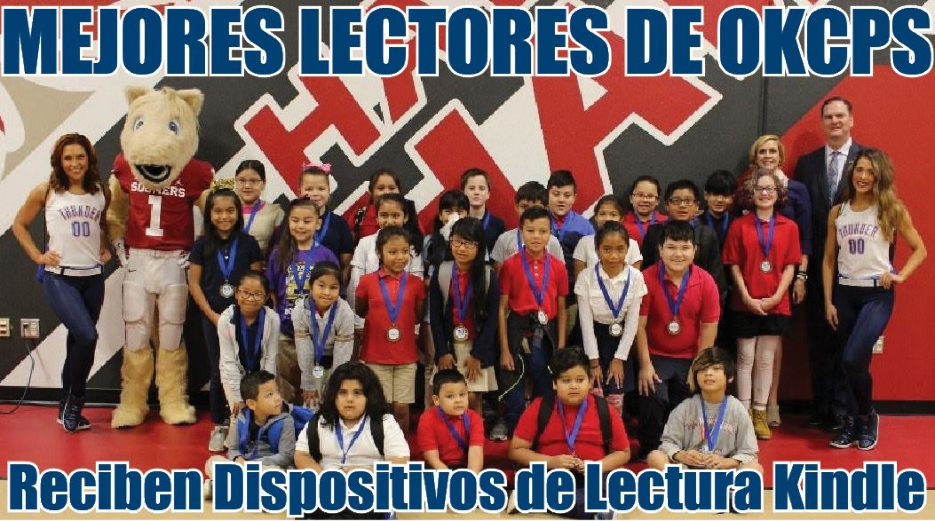 Mejores Lectores de OKCPS  Reciben Dispositivos de Lectura Kindle