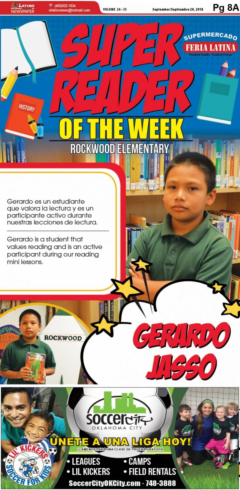 Super Reader of the Week: Gerardo Jasso