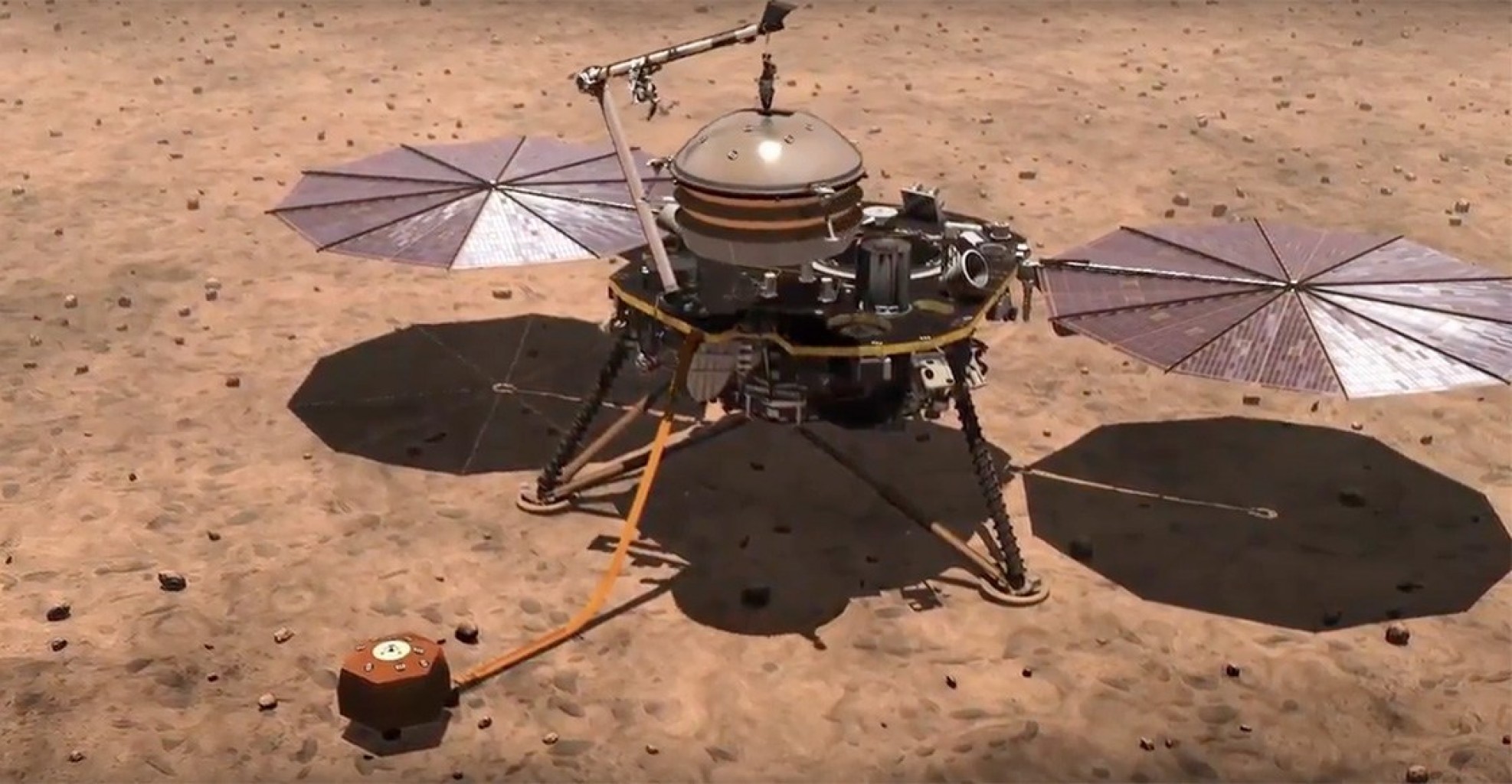 La NASA logra un éxito total al aterrizar la sonda InSight en Marte