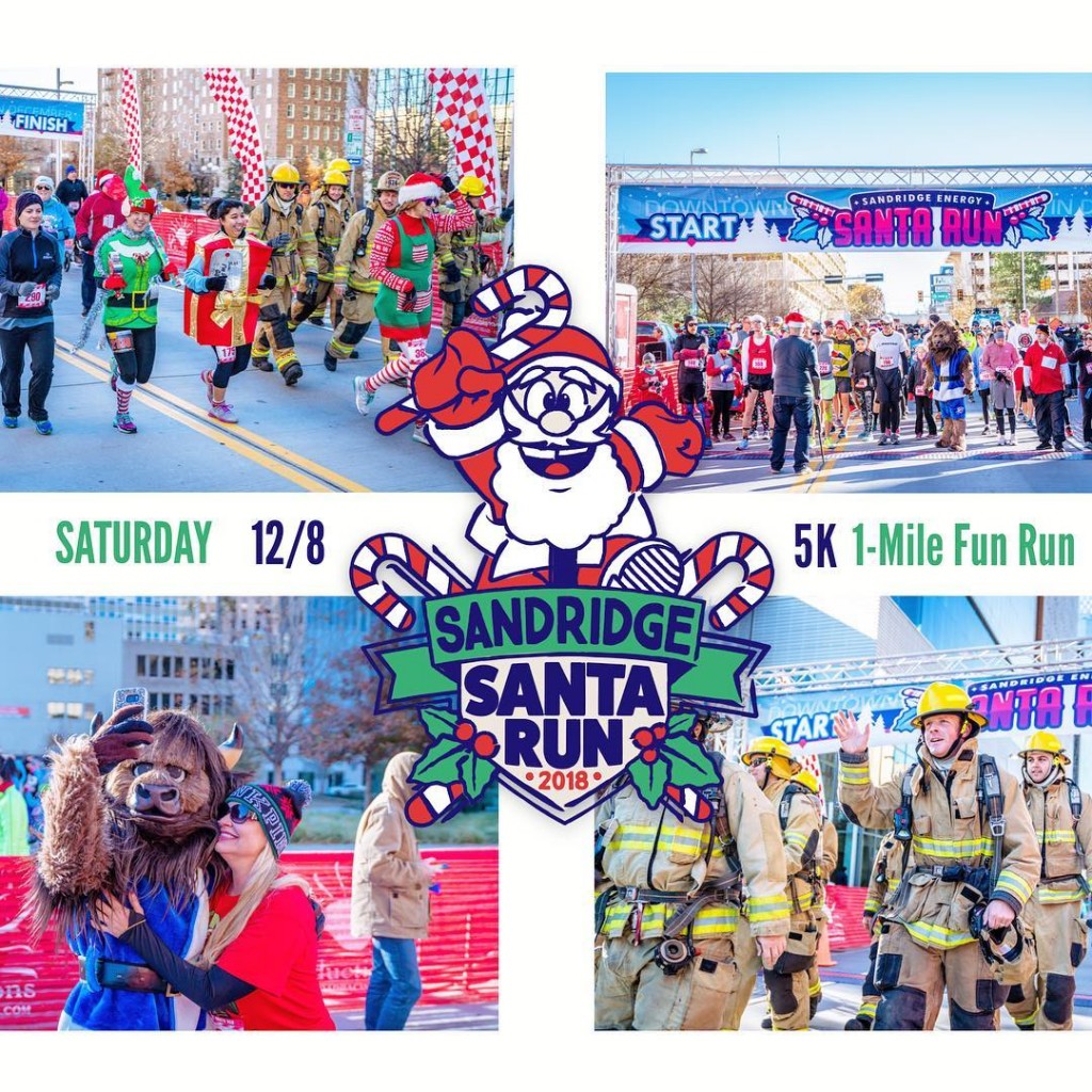 Carrera Navideña de 5 km regresa al Centro de la Ciudad de Oklahoma