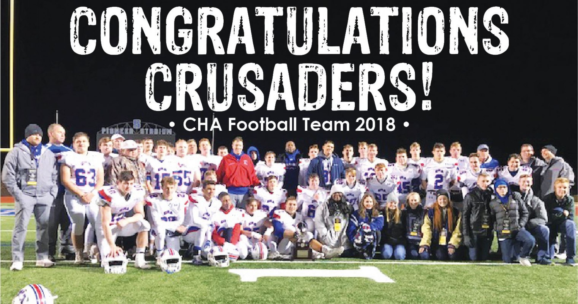 Outstanding football season for CRUSADERS