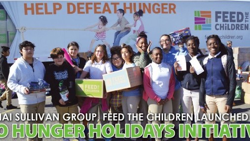 NAI SULLIVAN GROUP & FEED THE CHILDREN Launched NO HUNGER HOLIDAYS INITIATIVE