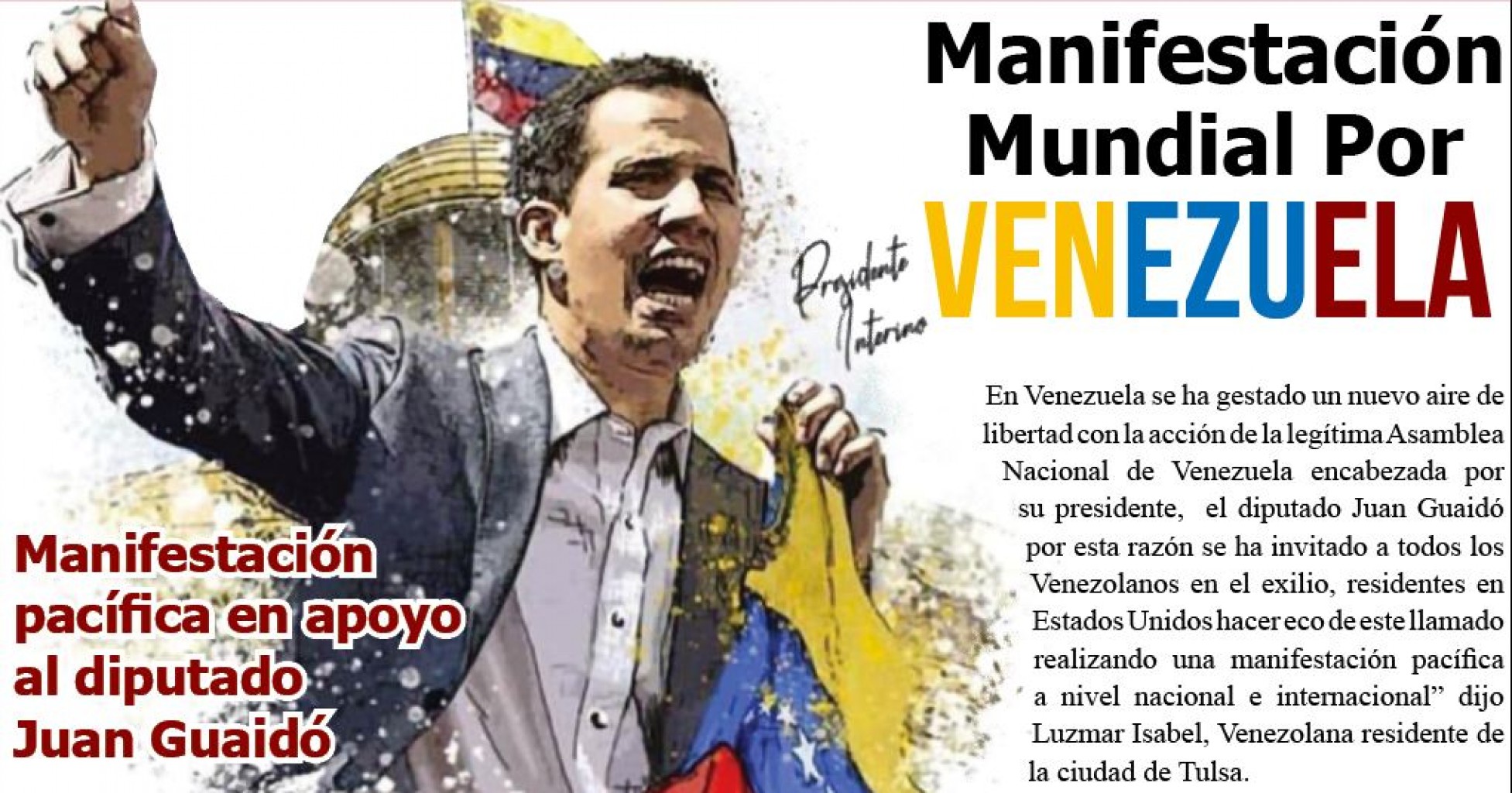 Manifestación Mundial Por  Venezuela