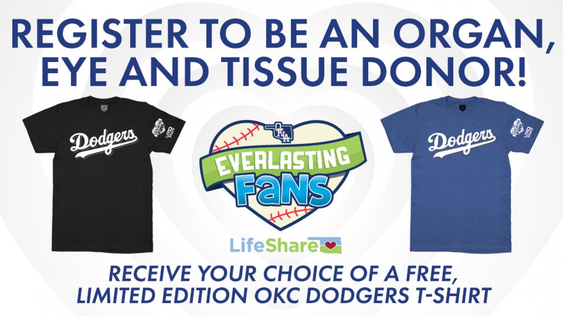 OKC DODGERS Y LIFESHARE DE OKLAHOMA SE UNEN PARA ALENTAR LA DONACIÓN DE ÓRGANOS