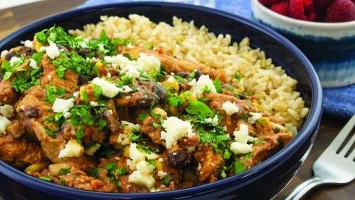 Receta de la Semana POLLO CON SALSA CREMOSA AL SARTÉN