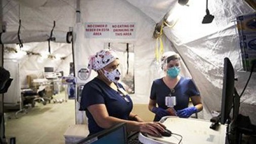 Virus devasta un condado pobre de California a lo largo de la frontera mexicana