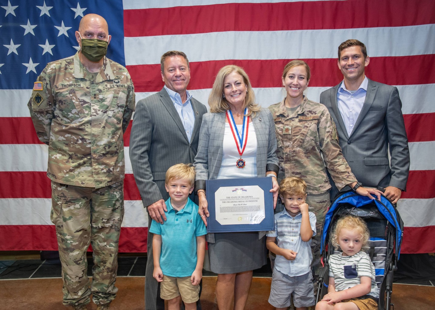 Reconocida con la “Medalla de la Libertad de Oklahoma”