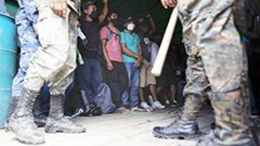 Caravana de migrantes disuelta muestra rigor en Guatemala