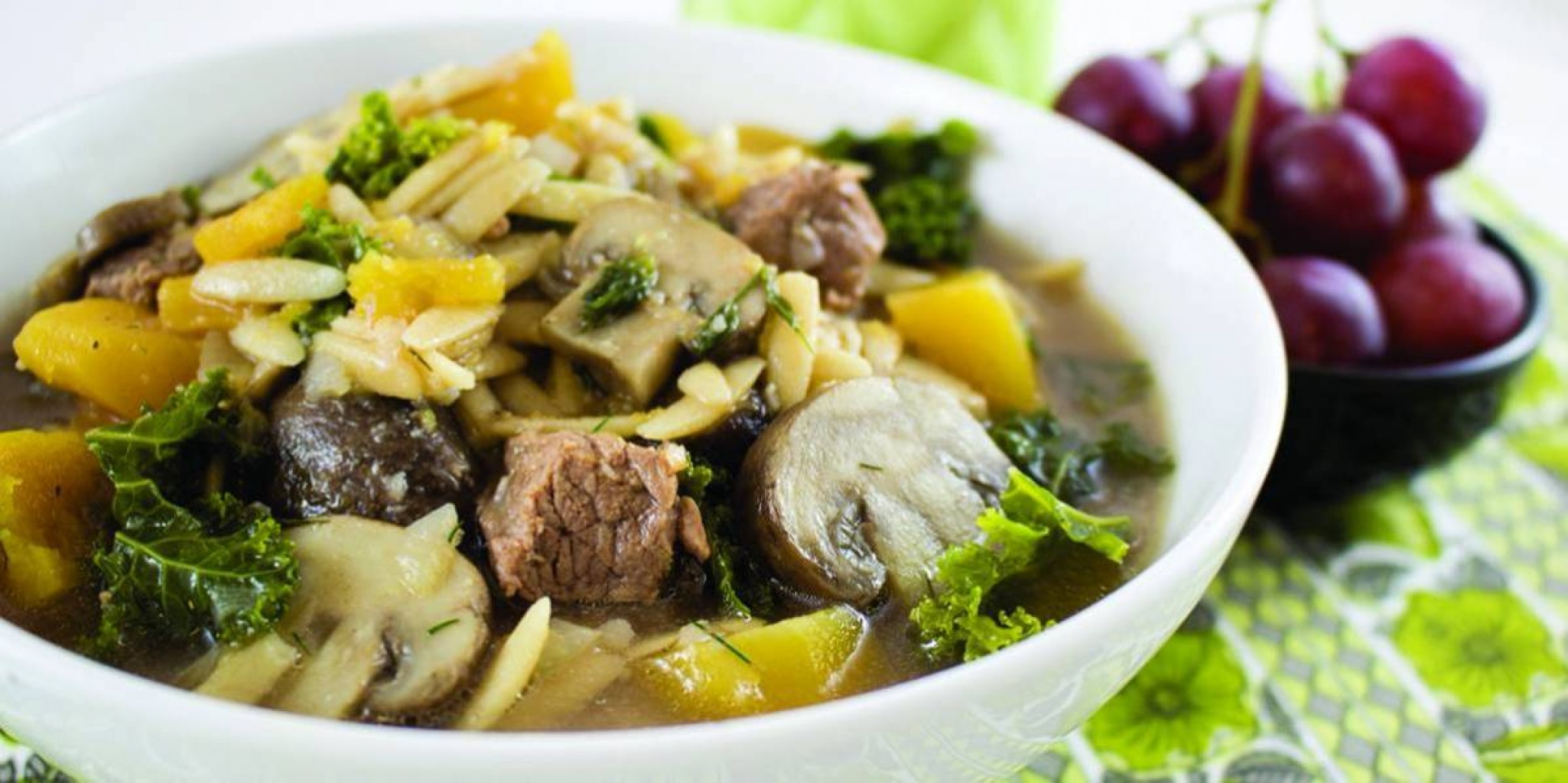 Receta de la Semana: Sopa con Carne y  Calabaza Butternut