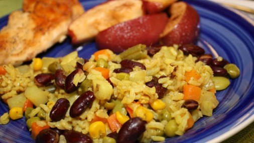 Receta de la Semana: Arroz con verduras  al curry