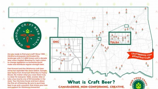 Oklahoma Launches Statewide Craft Beer Trail Oklahoma Agritourism and Craft Brewers Association partner