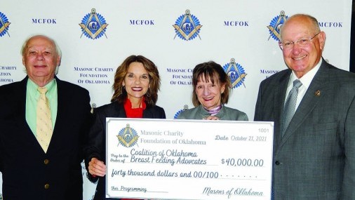 Oklahoma Breastfeeding Coalition  Announces Grant from Masonic Charity Foundation of Oklahoma