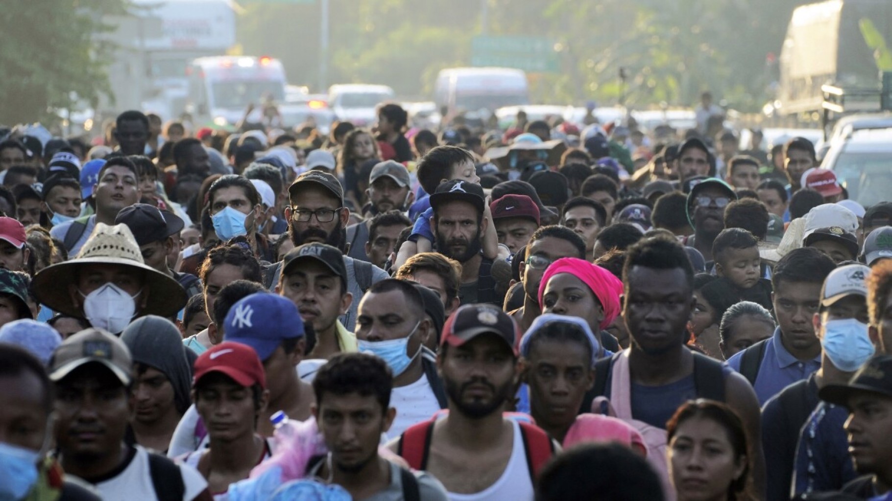 2,000 migrantes siguen en ruta por el sur de México
