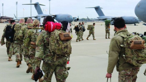 Apoyo a las tropas estadounidenses en Europa del Este