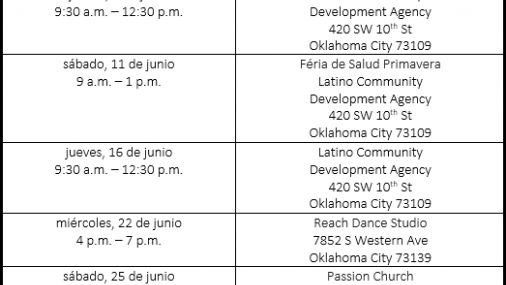 Las clínicas móviles Oklahoma Caring Vans estarán ofreciendo vacunas