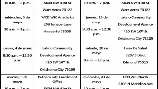 Clínicas móviles Oklahoma Caring Vans estarán ofreciendo vacunas