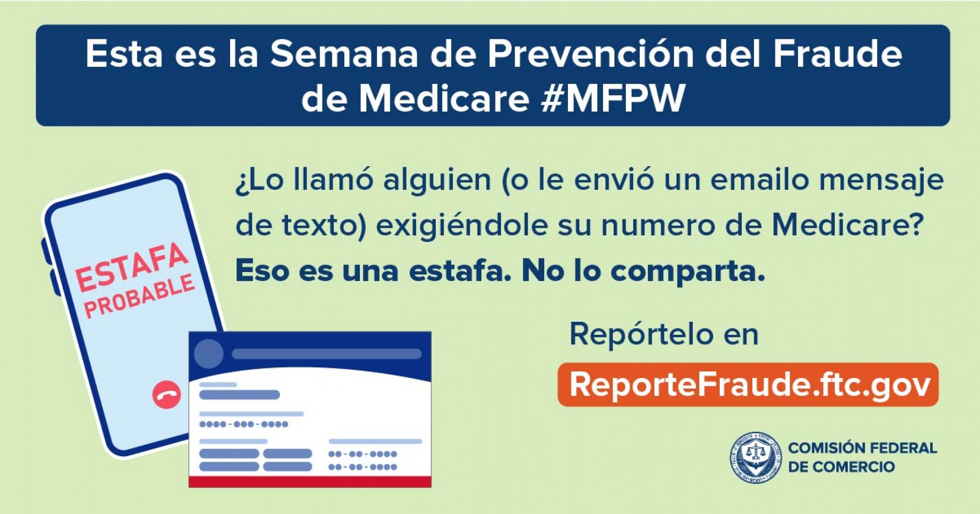 Protégete contra las estafas  relacionadas con Medicare