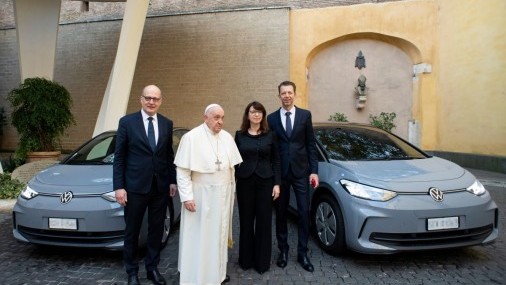 Volkswagen apoyará al Vaticano  hacia la movilidad sostenible