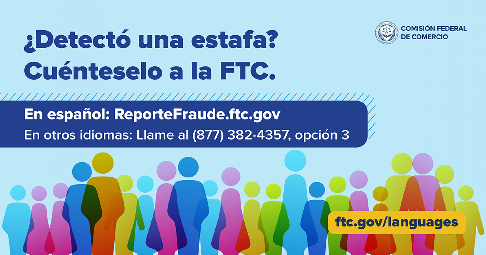 Nueva ayuda para detectar, evitar y reportar  estafas en varios idiomas