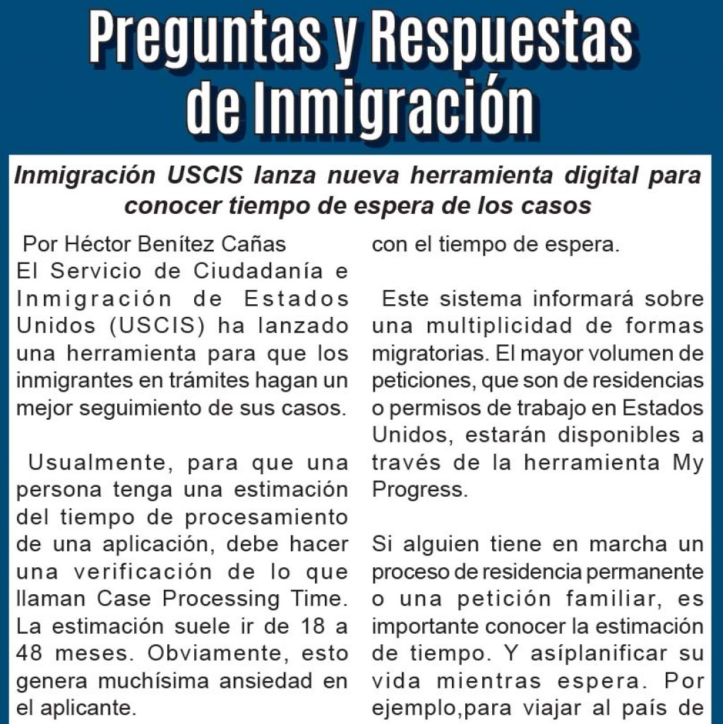 Preguntas y Respuestas  de Inmigración