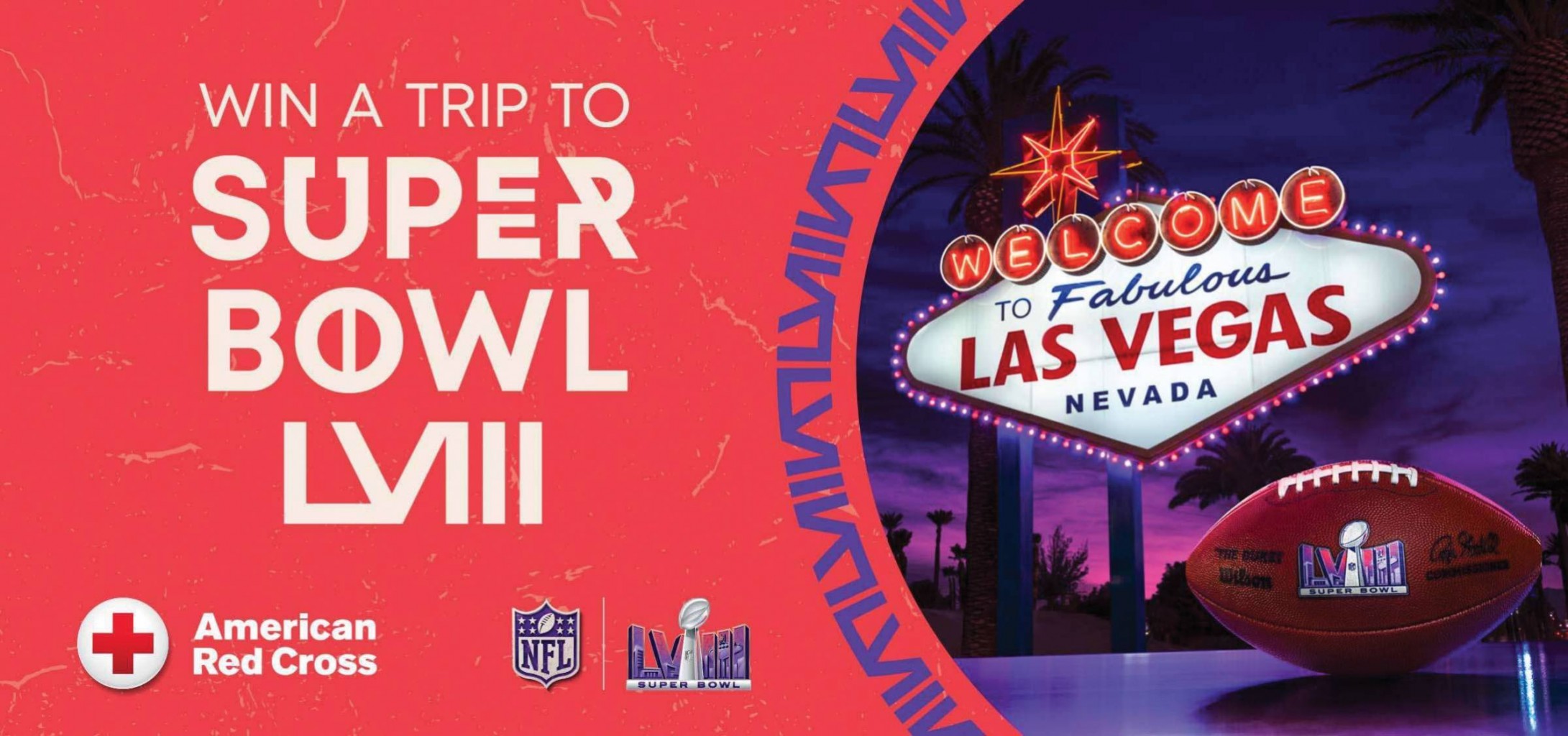 Gane un viaje al  Super Bowl LVIII en Las Vegas