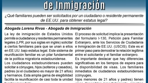 Preguntas y Respuestas  de Inmigración