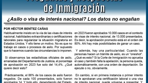 Preguntas y Respuestas  de Inmigración