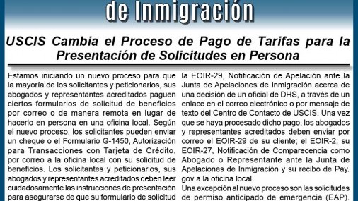 Preguntas y Respuestas  de Inmigración