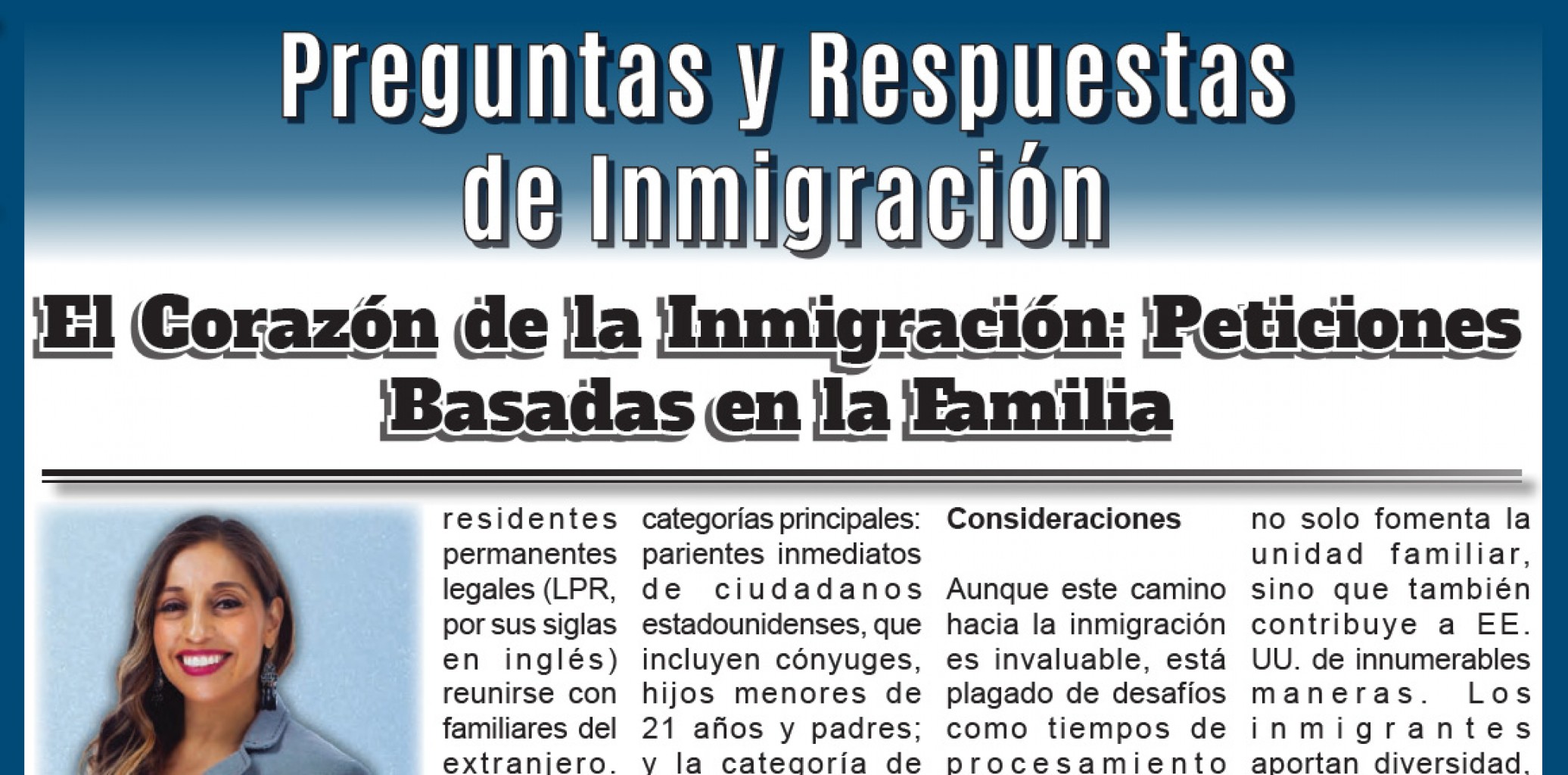 Preguntas y Respuestas de Inmigración
