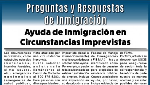 Preguntas y Respuestas  de Inmigración
