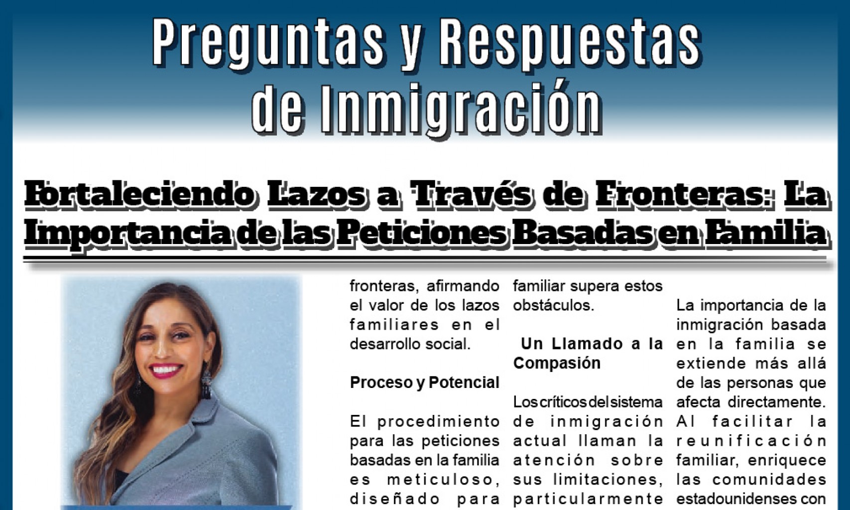 Preguntas y Respuestas  de Inmigración