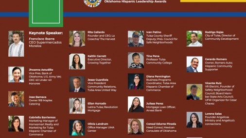 CONGRATULATIONS TO TOP 40 OKLAHOMA HISPANIC TULSA LEADERS