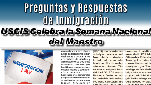 Preguntas y Respuestas  de Inmigración