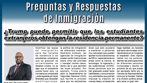Preguntas y Respuestas  de Inmigración