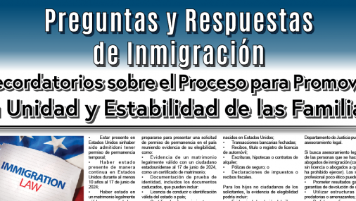 Preguntas y Respuestas  de Inmigración