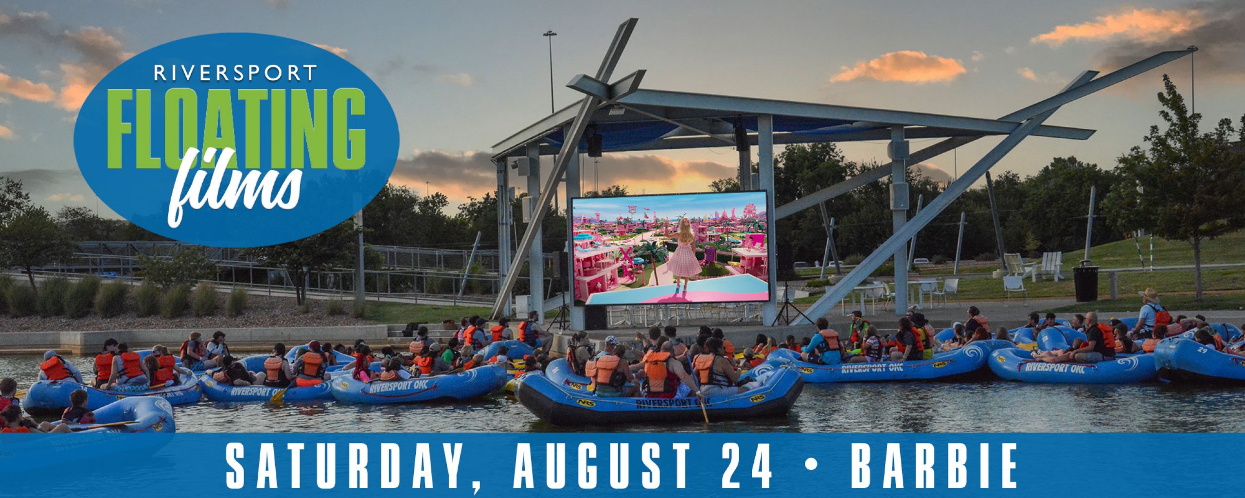 RIVERSPORT anuncia su próxima película flotante : "Barbie"