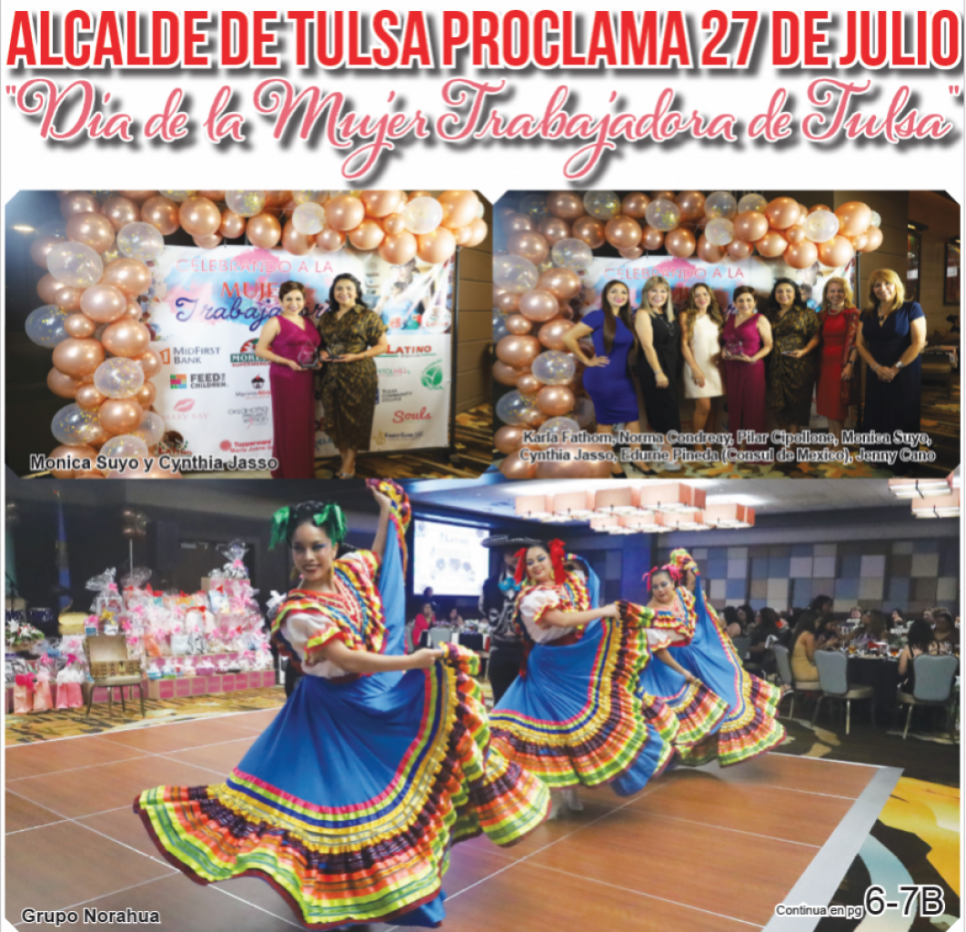 ALCADE DE TULSA PROCLAMA 27 DE JULIO "Dia de la Mujer Trabajadora de Tulsa"