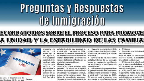 Preguntas y Respuestas de Inmigración