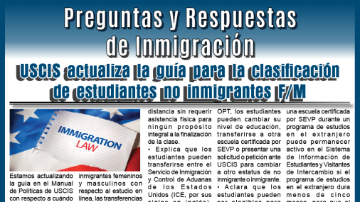 Preguntas y Respuestas de Inmigración