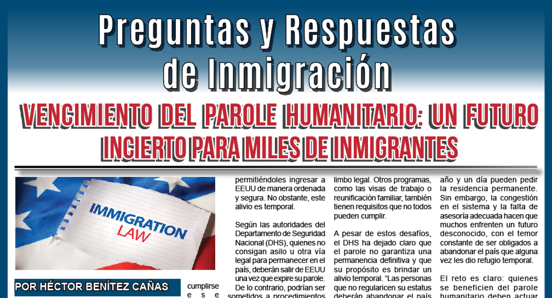 Preguntas y Respuestas de Inmigración