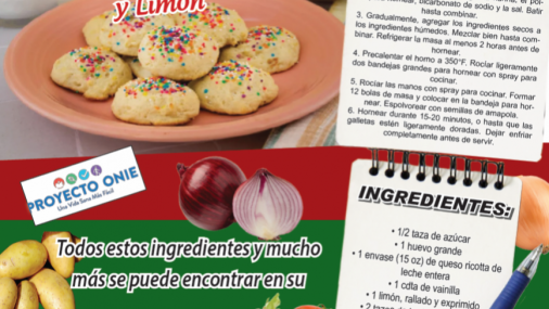 Receta de la Semana: Galletas de Ricotta y Limón