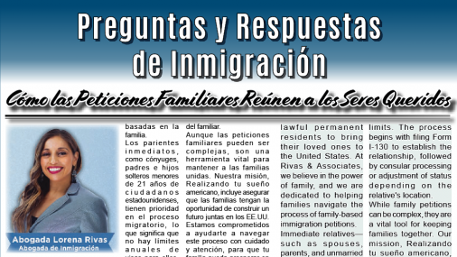 Preguntas y Respuestas  de Inmigración