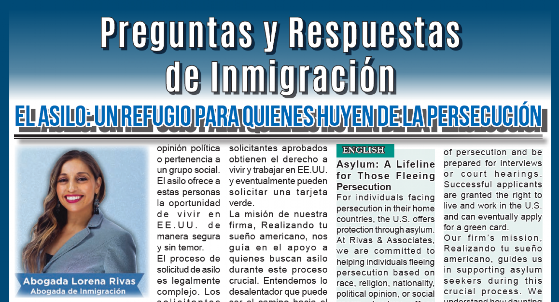 Preguntas y Respuestas  de Inmigración