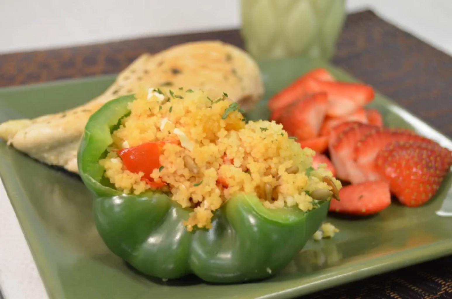 Receta de la Semana: Pimientos rellenos de cuscús al horno