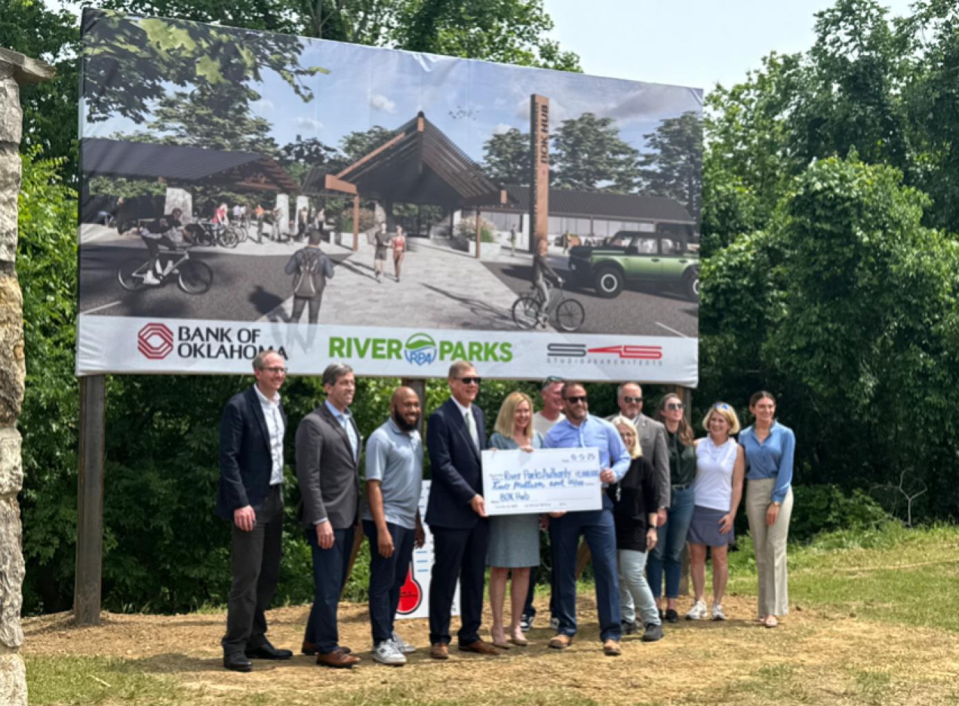 Nuevo Centro de Visitantes en Turkey Mountain avanza gracias a donación del Bank of Oklahoma