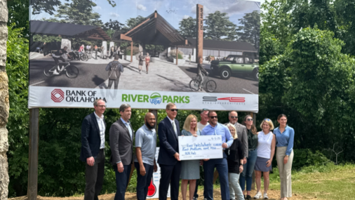 Nuevo Centro de Visitantes en Turkey Mountain avanza gracias a donación del Bank of Oklahoma