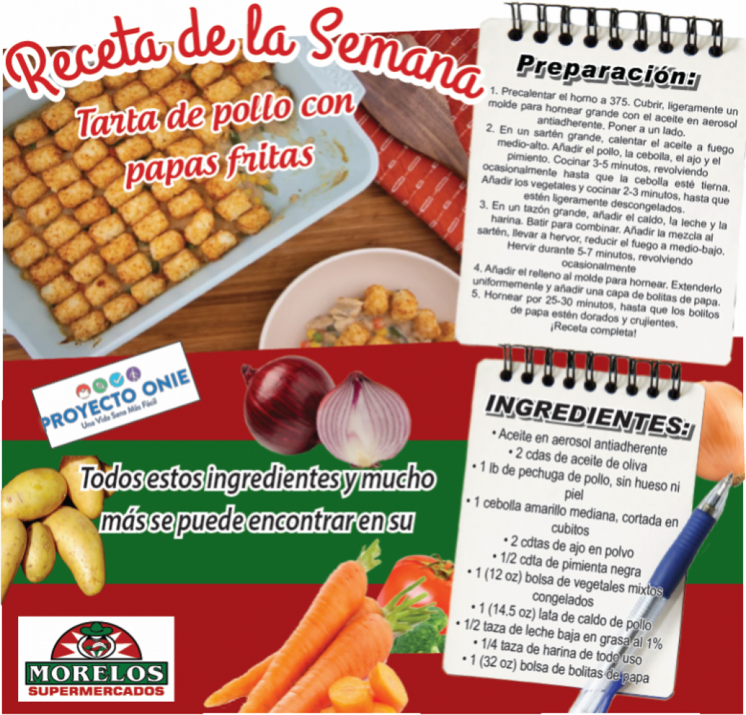 Receta de la Semana: Tarta de Pollo con Papas Fritas